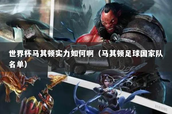 世界杯马其顿实力如何啊（马其顿足球国家队名单）